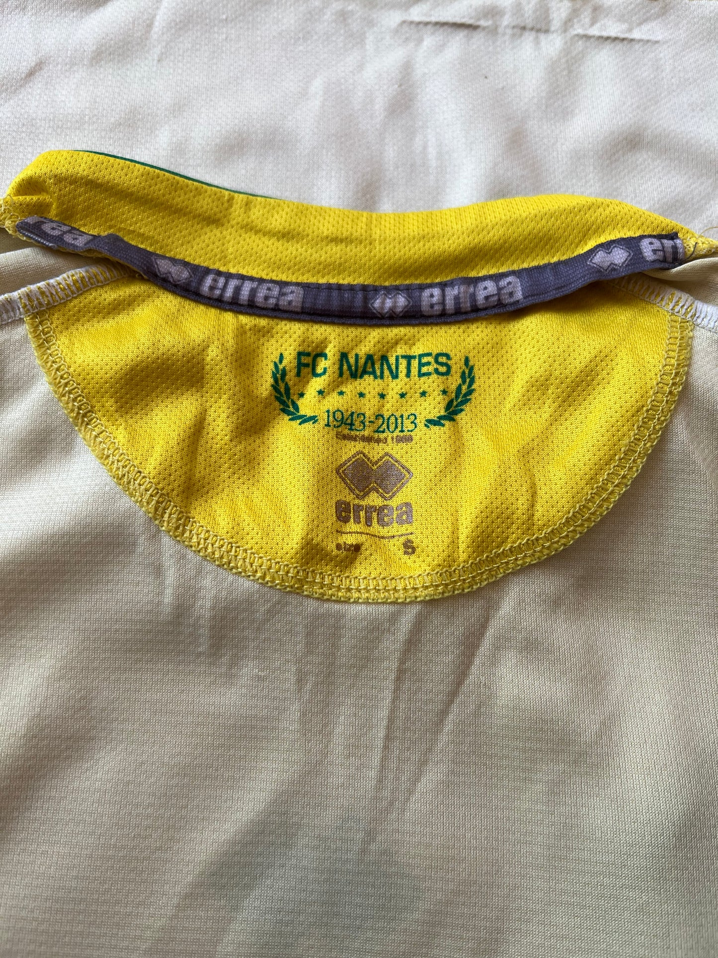 Erreà Nantes Home Jersey 2013/14 Small 70 Years Anniversary