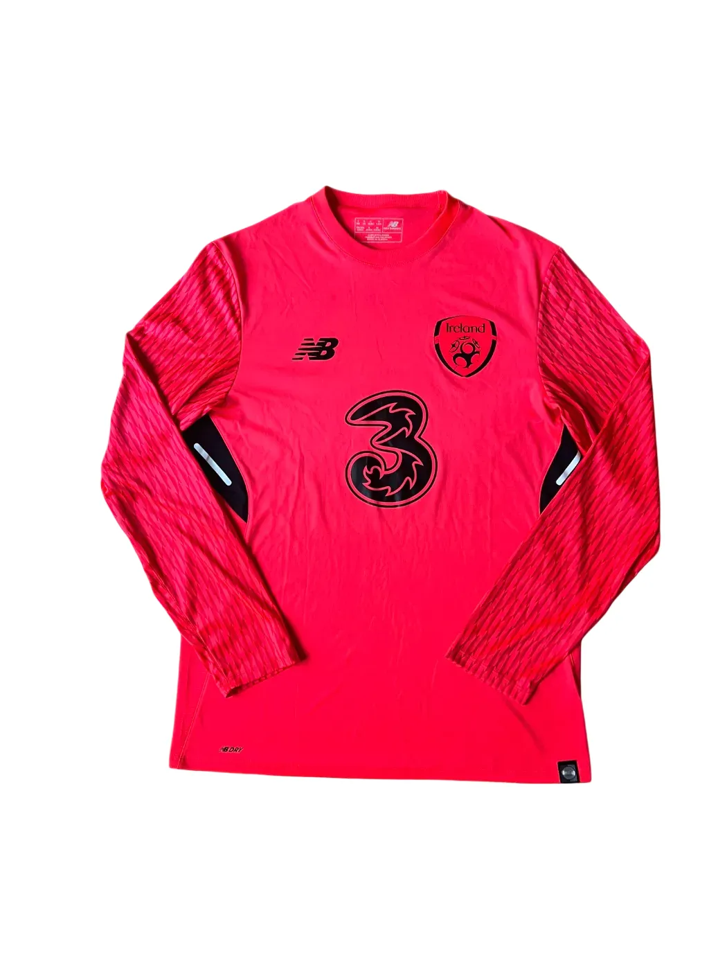 New Balance Ireland GK Home Jersey 2017 Small Long Sleeve