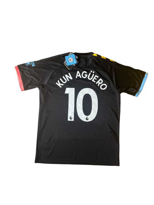 Puma Manchester City Away Jersey 2019/20 Kun Agüero #10 Premier League Champions Patch 125 Years Large - Brand new with tags