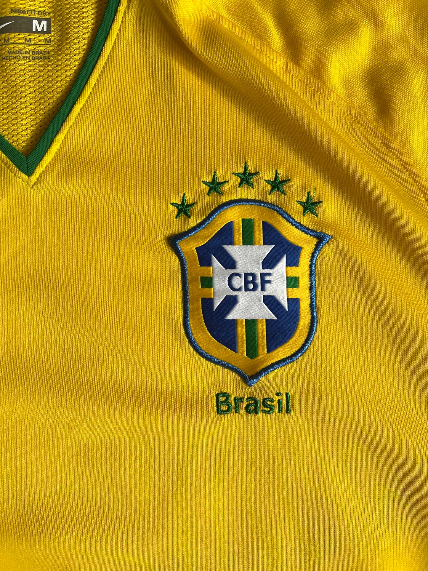 Nike Brazil Home Jersey 2008 Medium
