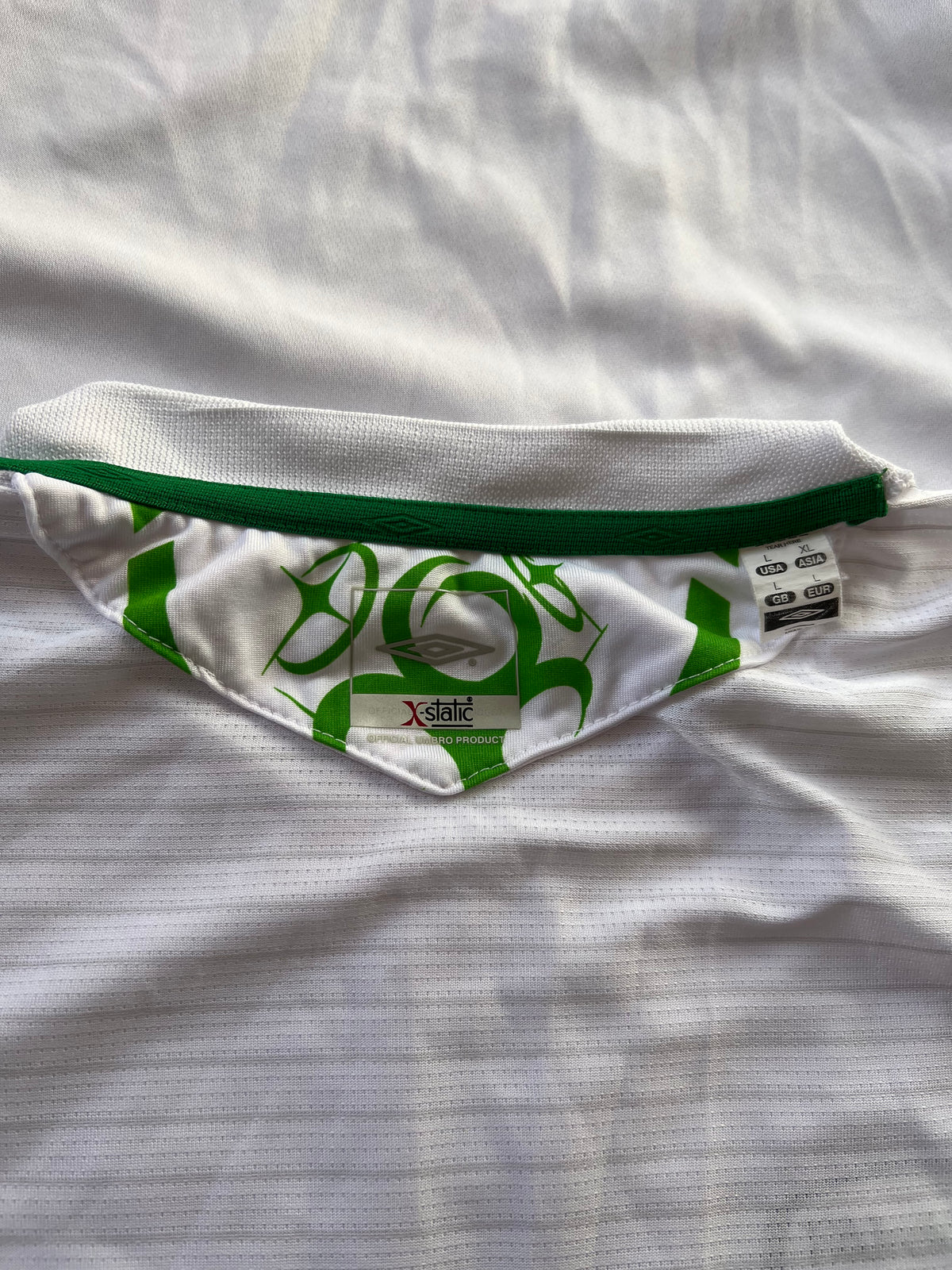 Vintage Umbro Ireland Away Jersey 2006 Large