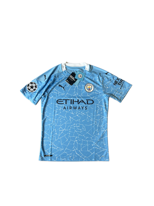 Puma Manchester City Home 2020/21 Player Version Champions League Patch Medium - Brand new with tags